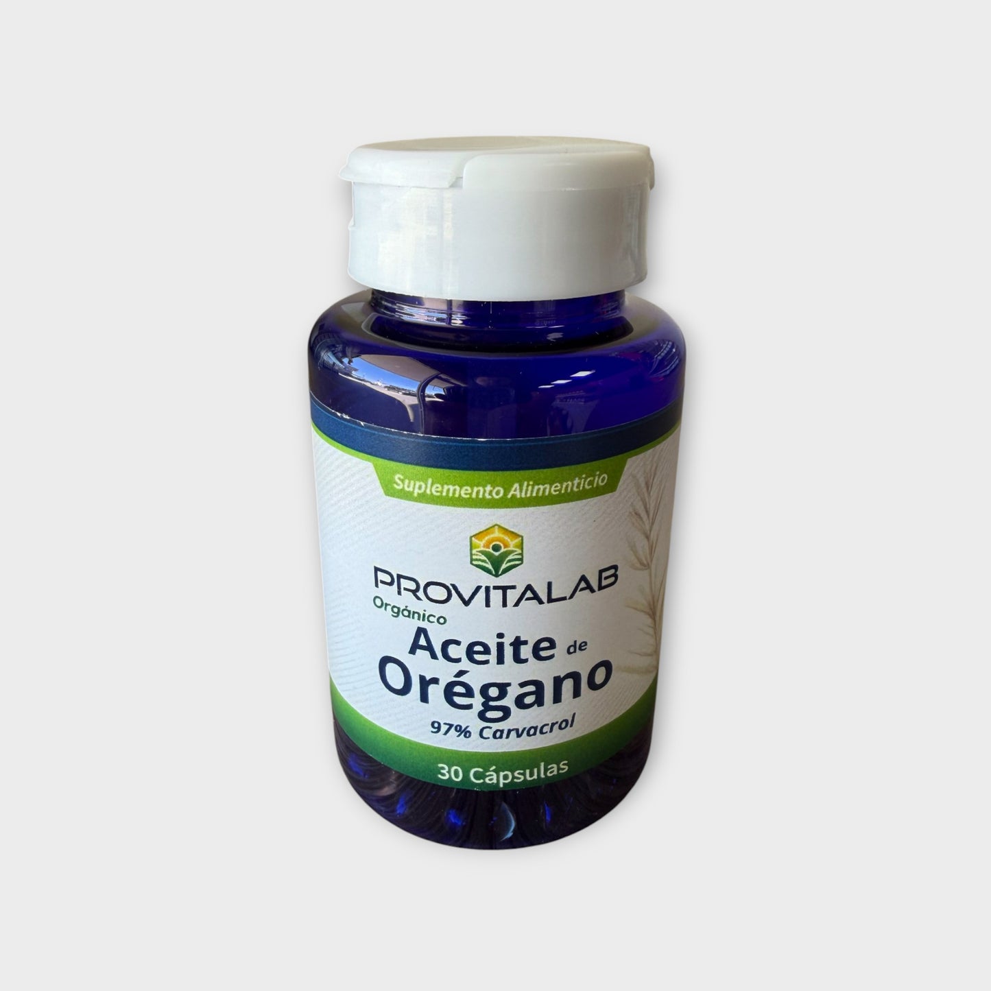 🌿 Aceite de Orégano 97% Carvacrol – Provitalab (200 mg | 30 cápsulas)