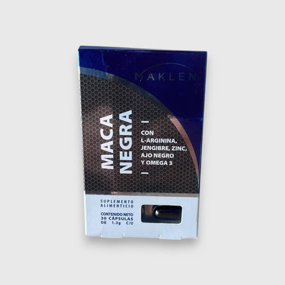 ⚡ Maca Negra + L-Arginina, Zinc y Omega 3 – Maklen (60 cápsulas)