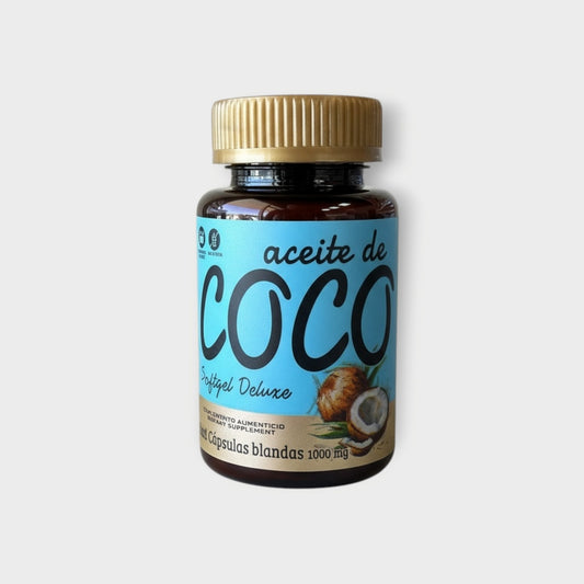 🥥 Aceite de Coco – 30 Cápsulas Sioux