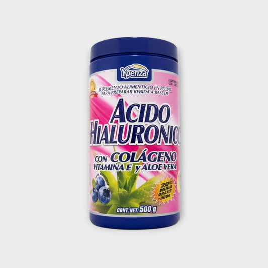 💙 Ácido Hialurónico con Colágeno 500 g Sabor Blueberry – Ypenza