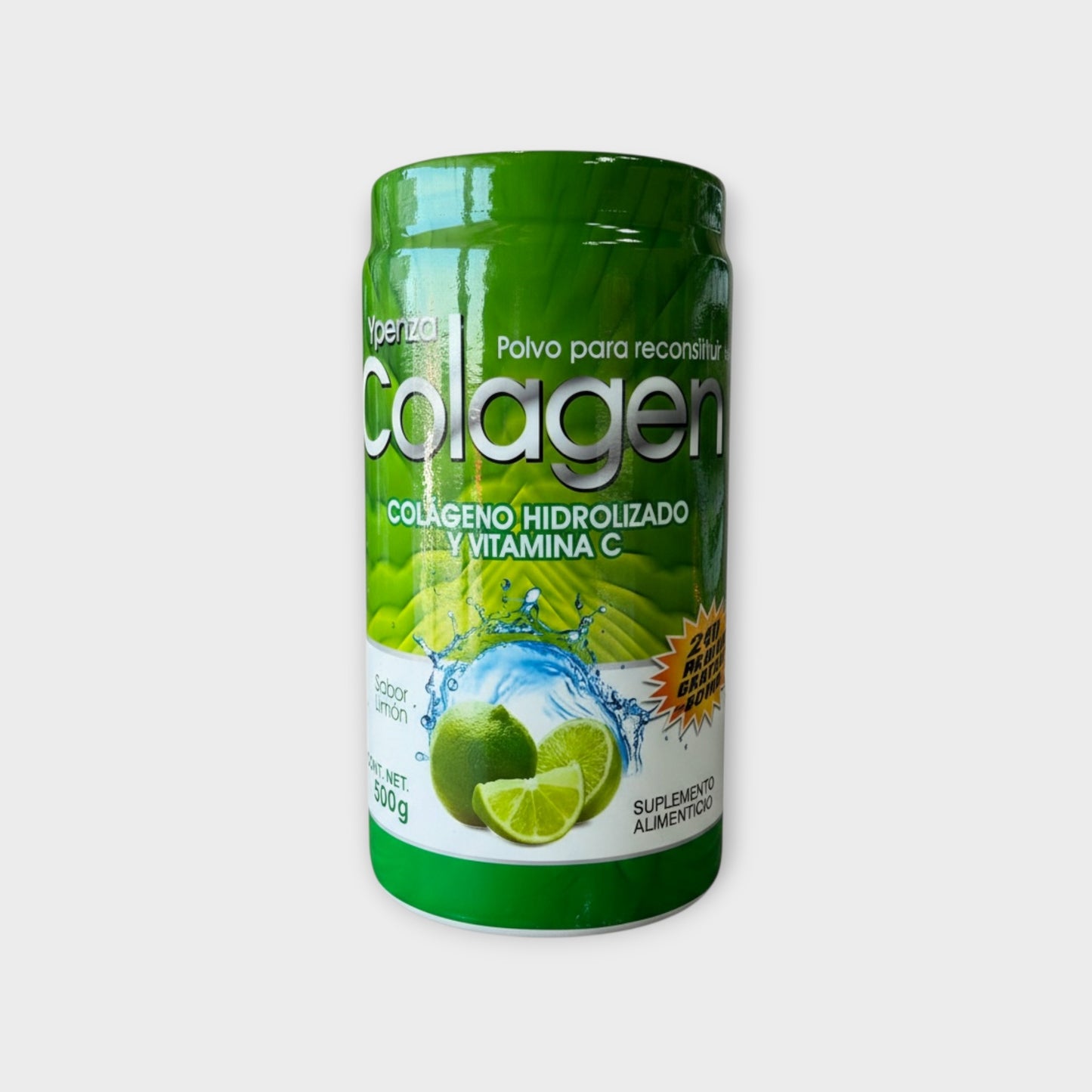 🍋 Colágeno Hidrolizado 500 g Sabor Limón – Ypenza